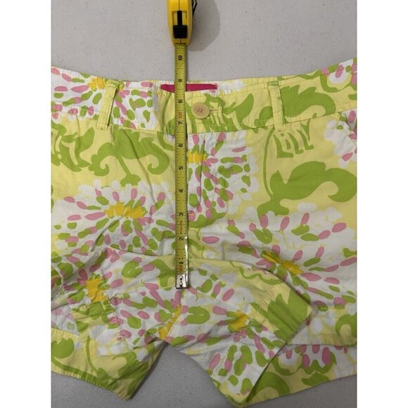 Lilly Pulitzer Jubilee Floral Cotton Shorts Women Size 6 - Picture 11 of 12